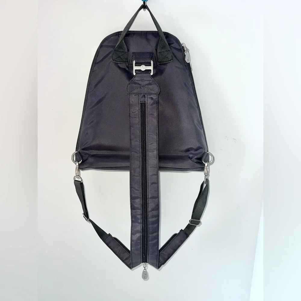 Baggallini Memphis Convertible Backpack RIFD‎ Protection Gray